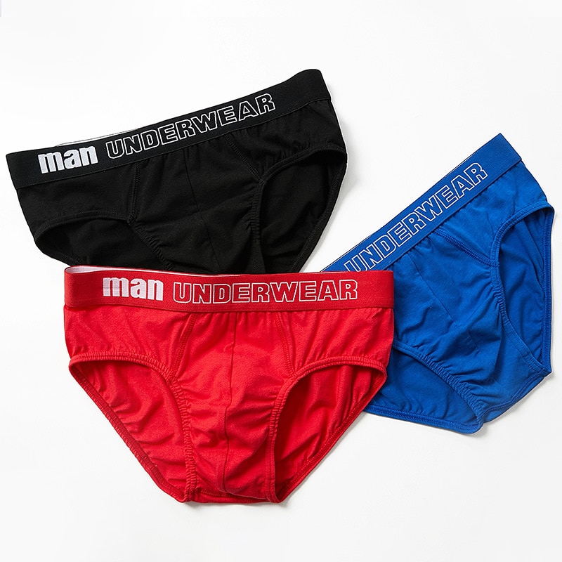 Boxer Brief Pack Cotton - 男性用の快適なコットンブリーフ,セクシーな下着,通気性のある下着,サイズm
