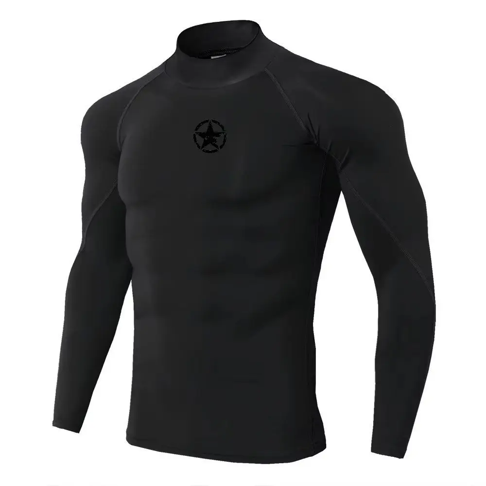 メンズスポーツTシャツ、速乾性、ボディビルディング、ランニン - Quick Dry Underwear のレビューと価格