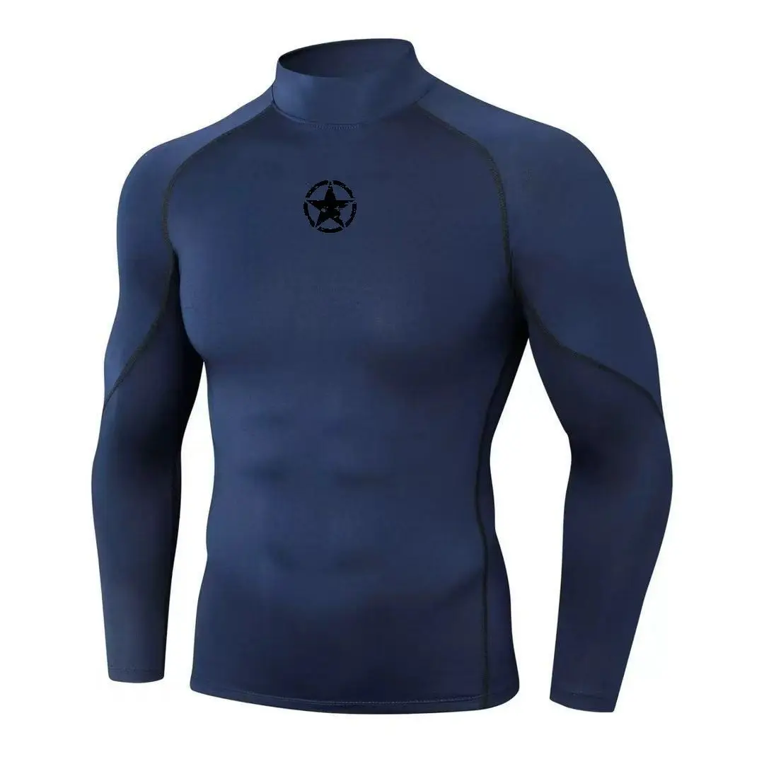 メンズスポーツTシャツ、速乾性、ボディビルディング、ランニン - Quick Dry Underwear のレビューと価格
